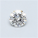 0.43 Carats, Round Diamond with Very Good Cut, E Color, SI1 Clarity and Certified by GIA