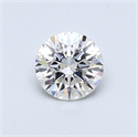 0.45 Carats, Round Diamond with Very Good Cut, I Color, VS2 Clarity and Certified by GIA