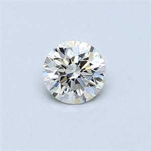Picture of 0.33 Carats, Round Diamond with Excellent Cut, F Color, VS2 Clarity and Certified by EGL