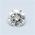 0.40 quilates, Redondo Diamante , Color G, claridad VVS1 y certificado por EGL