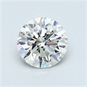 0.72 quilates, Redondo Diamante , Color G, claridad VVS1 y certificado por GIA
