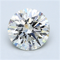 1.53 Carats, Round Diamond with Very Good Cut, K Color, VVS2 Clarity and Certified by GIA