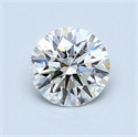 0.80 Carats, Round Diamond with Excellent Cut, G Color, VVS1 Clarity and Certified by GIA