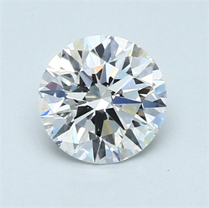 Picture of 0.84 Carats, Round Diamond with Excellent Cut, D Color, SI1 Clarity and Certified by GIA