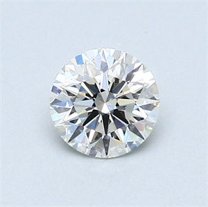 Picture of 0.63 Carats, Round Diamond with Excellent Cut, F Color, SI1 Clarity and Certified by GIA