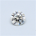 0.30 Carats, Round Diamond with Excellent Cut, G Color, VVS1 Clarity and Certified by EGL