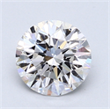 1.50 Carats, Round Diamond with Very Good Cut, D Color, VS1 Clarity and Certified by GIA
