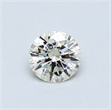 0.43 quilates, Redondo Diamante , Color I, claridad VVS2 y certificado por EGL