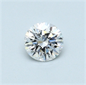 0.41 quilates, Redondo Diamante , Color D, claridad VVS1 y certificado por GIA