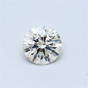 Picture of 0.38 Carats, Round Diamond with Excellent Cut, H Color, VS2 Clarity and Certified by EGL