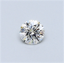 0.42 Carats, Round Diamond with Very Good Cut, H Color, VVS1 Clarity and Certified by GIA