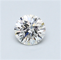 0.59 Carats, Round Diamond with Very Good Cut, E Color, VS1 Clarity and Certified by GIA