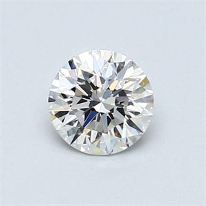 Picture of 0.59 Carats, Round Diamond with Very Good Cut, E Color, VS1 Clarity and Certified by GIA