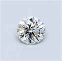 0.46 Carats, Round Diamond with Very Good Cut, G Color, SI1 Clarity and Certified by GIA