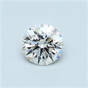 0.45 quilates, Redondo Diamante , Color D, claridad SI1 y certificado por GIA