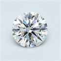 0.70 Carats, Round Diamond with Very Good Cut, F Color, SI1 Clarity and Certified by GIA