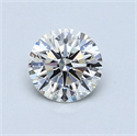 0.71 Carats, Round Diamond with Very Good Cut, H Color, VS1 Clarity and Certified by GIA