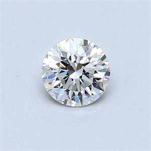 Picture of 0.42 Carats, Round Diamond with Very Good Cut, F Color, SI1 Clarity and Certified by GIA