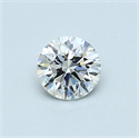 0.44 Carats, Round Diamond with Very Good Cut, D Color, VS2 Clarity and Certified by GIA