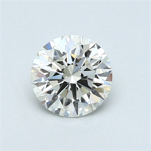 Picture of 0.57 Carats, Round Diamond with Excellent Cut, H Color, VS1 Clarity and Certified by GIA
