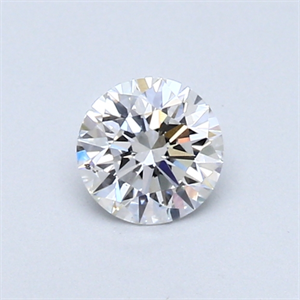 Picture of 0.40 Carats, Round Diamond with Excellent Cut, D Color, SI1 Clarity and Certified by GIA