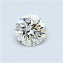 0.45 quilates, Redondo Diamante , Color H, claridad VVS2 y certificado por EGL