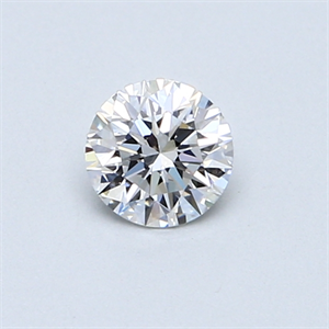 Picture of 0.42 Carats, Round Diamond with Very Good Cut, D Color, VS1 Clarity and Certified by GIA