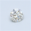 0.36 quilates, Redondo Diamante , Color G, claridad VVS1 y certificado por EGL