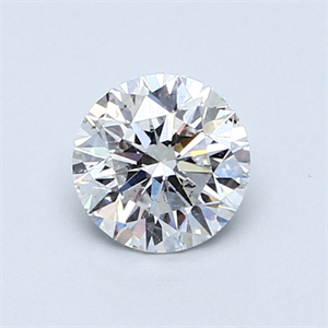 Picture of 0.74 Carats, Round Diamond with Very Good Cut, D Color, SI2 Clarity and Certified by GIA