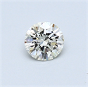 0.39 quilates, Redondo Diamante , Color G, claridad VVS2 y certificado por EGL