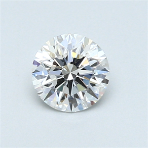 Picture of 0.52 Carats, Round Diamond with Excellent Cut, E Color, SI1 Clarity and Certified by GIA