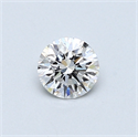 0.40 Carats, Round Diamond with Excellent Cut, D Color, VS1 Clarity and Certified by GIA
