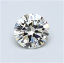 0.72 quilates, Redondo Diamante , Color H, claridad VVS2 y certificado por EGL