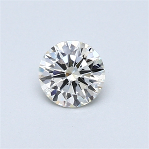 Picture of 0.30 Carats, Round Diamond with Excellent Cut, H Color, VS2 Clarity and Certified by EGL