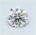 0.71 Carats, Round Diamond with Excellent Cut, G Color, SI1 Clarity and Certified by GIA