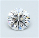 0.72 Carats, Round Diamond with Excellent Cut, D Color, VS2 Clarity and Certified by GIA