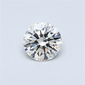Picture of 0.32 Carats, Round Diamond with Excellent Cut, H Color, VS2 Clarity and Certified by EGL