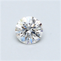0.43 Carats, Round Diamond with Very Good Cut, F Color, SI1 Clarity and Certified by GIA