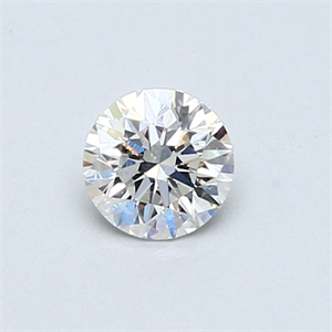Picture of 0.43 Carats, Round Diamond with Very Good Cut, F Color, SI1 Clarity and Certified by GIA