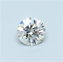 0.41 Carats, Round Diamond with Very Good Cut, D Color, SI1 Clarity and Certified by GIA