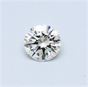 0.31 Carats, Round Diamond with Excellent Cut, G Color, VS1 Clarity and Certified by EGL