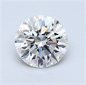 0.84 Carats, Round Diamond with Very Good Cut, G Color, SI1 Clarity and Certified by GIA