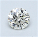 0.74 quilates, Redondo Diamante , Color H, claridad VS2 y certificado por EGL