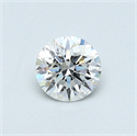 0.40 quilates, Redondo Diamante , Color F, claridad VS2 y certificado por GIA