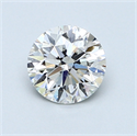 0.88 quilates, Redondo Diamante , Color H, claridad SI1 y certificado por GIA