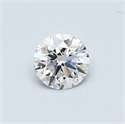 0.40 Carats, Round Diamond with Excellent Cut, F Color, VS2 Clarity and Certified by GIA