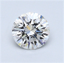 0.73 quilates, Redondo Diamante , Color G, claridad SI1 y certificado por GIA