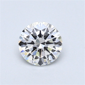 Picture of 0.46 Carats, Round Diamond with Very Good Cut, F Color, VS1 Clarity and Certified by GIA