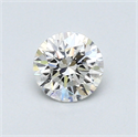 0.47 Carats, Round Diamond with Very Good Cut, G Color, VS2 Clarity and Certified by GIA