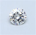 0.49 quilates, Redondo Diamante , Color G, claridad VVS2 y certificado por GIA